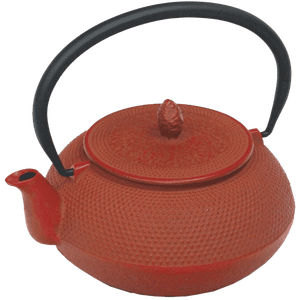 Roji  nail head 600ml red teapot
