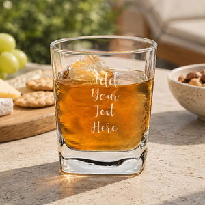 Add Your Own Message Engraved Tumbler Glass