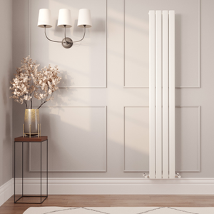 Milano Alpha - Flat Panel Vertical Designer Radiator - Single Panel - 1780mm x 280mm - White
