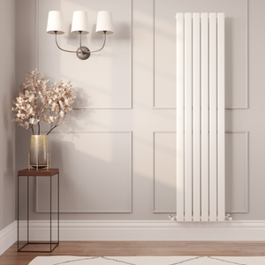 Milano Alpha - Flat Panel Vertical Designer Radiator - Single Panel - 1780mm x 420mm - White