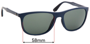 Sunglass Fix Replacement Lenses for Ray-Ban RB4291 - 58mm Wide