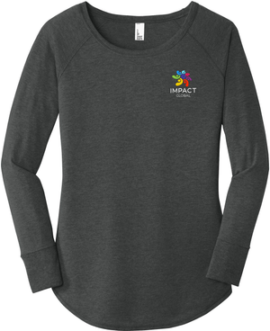 District Women's Perfect Tri Long Sleeve Tunic Tee