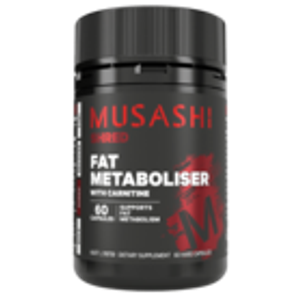 Musashi Fat Metaboliser Plus Carnitine (60 Capsules)