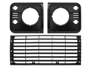 Grille &  Hlamp Surround Set Santorini Black