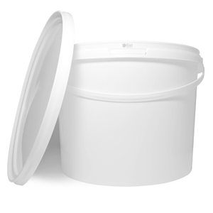 Plastic Storage Buckets with Lids | 0.5L-30L Litre Container Tubs - 10 Litre, 1