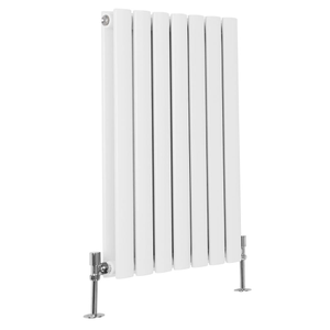 Milano Aruba - Horizontal Designer Radiator - Double Panel - 635mm x 413mm - White