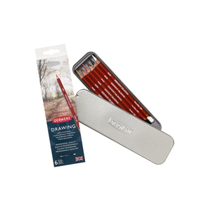 Derwent Drawing Pencils 6 Tin