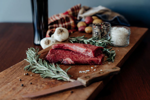 Beef Sirloin Tip Steaks - 2 (8 oz) steaks