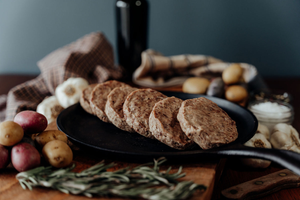Beef Breakfast Polish Sausage Sliders - 6 (3 oz) patties
