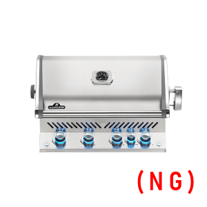 Napoleon Prestige PRO 500 Built-In Natural Gas Grill with Infrared Rear Burner in Stainless Steel