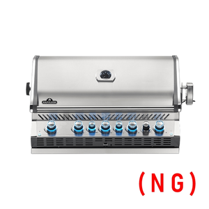 Napoleon Prestige PRO 665 Built-In Natural Gas Grill with Infrared Rear Burner in Stainless Steel