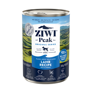 ZIWI Peak Wet Lamb Recipe Dog Food 390g