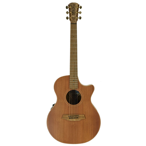 Cole Clark AN2EC-RDBL Acoustic Electric Guitar w/ Cutaway inc Hard Case
