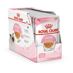 Royal Canin Kitten with Jelly Wet Food Pouches 85g x 12