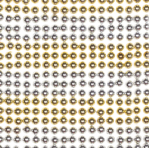 Gold & Silber selbstklebende Perlen