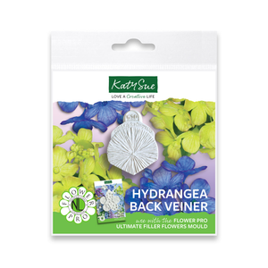 Flower Pro Filler Flower Hydrangea Back Veiner Silicone Mould