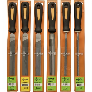 Vallorbe Engineers File Set - 6 Piece - 8 Inch Swiss Files