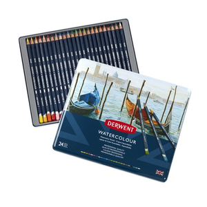 Watercolour Pencils 24 tin