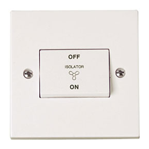 Click PRW020 Polar 3 Pole Fan Isolation Switch White