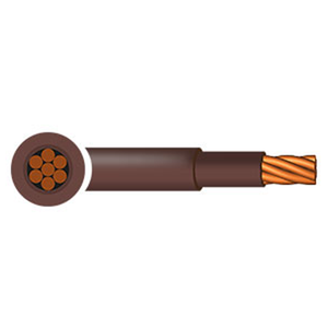 6181Y BS6004 PVC Cable Single Core Meter Tails 16mm² Brown/Brown