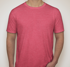 Gildan Softstyle Jersey T-shirt - Heather Heliconia