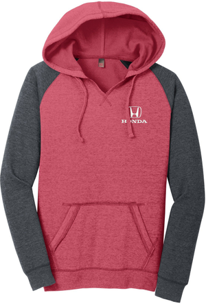District Women's Lightweight Fleece Raglan Hoodie