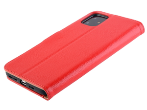Premium Leather Wallet Case for Apple iPhone 11 - Red