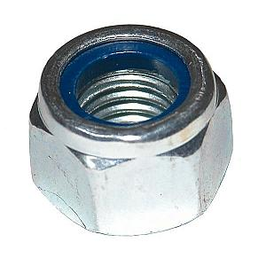 M8 Nyloc Nut Steel Bright Zinc Plated, Class 6 DIN 985 Type T, Thin