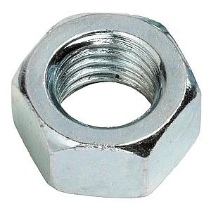 M5 Hexagon Steel Full Nut Class 8 Bright Zinc Plated, DIN 934