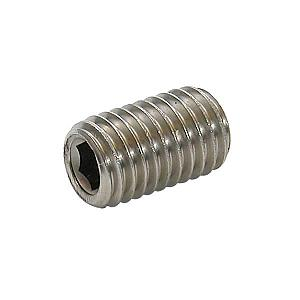 M6 x 8 Socket Set / Grub Screws Cup Point Stainless Steel A2 (304), DIN 916
