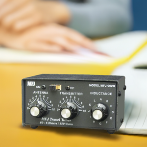 Mfj-902b Tiny Travel Tuner is an antenna tuner designed to handle up to 150 Watts of power.