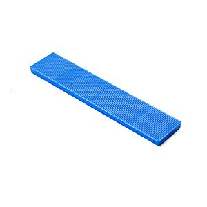 5mm Blue Flat Plastic Packer 24mm x 100mm, Pack of 100