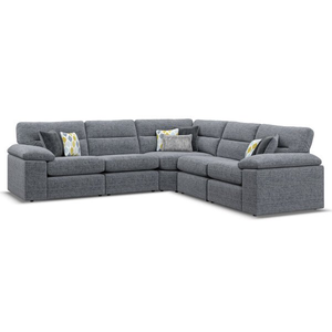 Morgan Modular Group 3 in Santos Grey with Green and Grey Scatters
