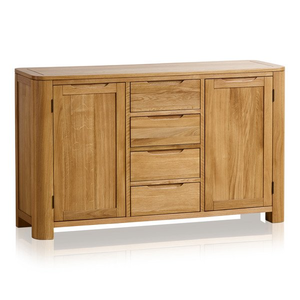 Romsey Natural Solid Oak Large Sideboard