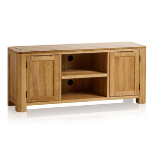 Romsey Natural Solid Oak Large TV Unit