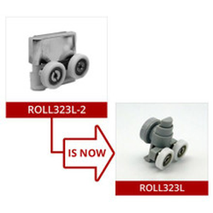 ROLL323L-2 - Lower Shower Door Roller - 21mm