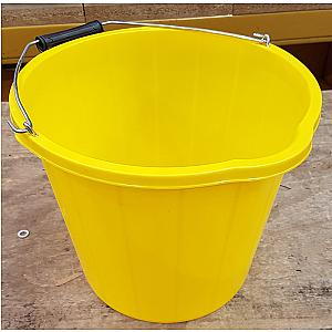 14.5 Litre Yellow Heavy Duty Bucket