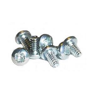 M3 x 8 Pan Pozi No.1 Taptite alternative screws, steel bright zinc plated DIN 7500 CE-Z