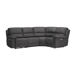 Goodwood Electric Reclining Modular Group 2 in Plush Charcoal Fabric