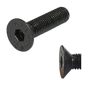 M3 x 10 Socket Screw, Countersunk, High Tensile Grade 10.9 Self Colour, DIN 7991