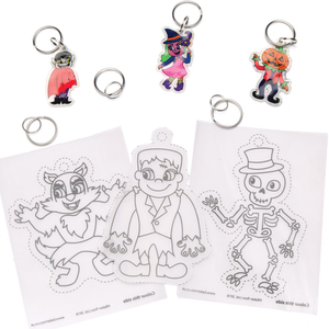 Halloween Krimpende Sleutelhangers