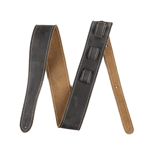 Fender Road Worn Leather Brown Strap (Brown)
