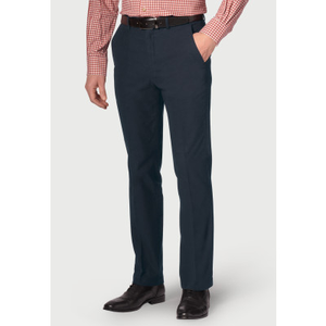 Regular Fit Kerswell Navy Cotton Moleskin Trousers