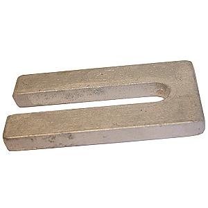 No.2 50mm x 100mm x 10mm with a 14mm slot (Suits bolts up to M12) Steel Metal Horseshoe Trouser Shim galvanised