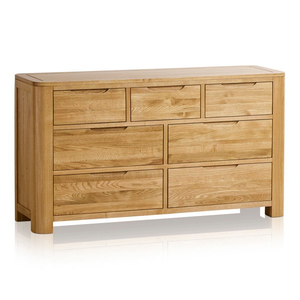 Romsey Natural Solid Oak 3+4 Chest of Drawers