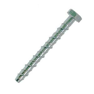 M16 x 150 Hexagon Head Concrete Masonry Screw Bolt Anchor, Mechanical Galvanised