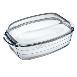 O'Cuisine - Rectangular Casserole Dish w/Lid 6.5L