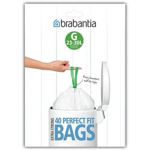 Brabantia - Pedal Bin Plastic Liners G 23-30L 40pk