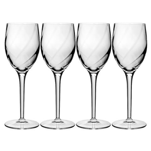 Luigi Bormioli - Canaletto Optic White Wine Set 4pce