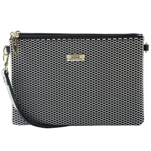 Serenade Leather - Cosmopolitan Crossbody Bag Black & White